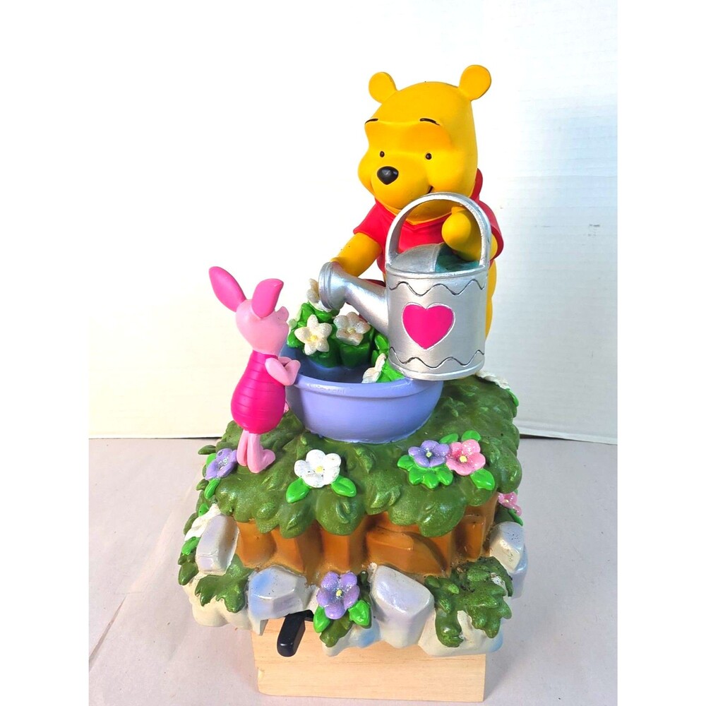 Disney Winnie The Pooh & Piglet Musical Desktop Water Fountain Tested Works